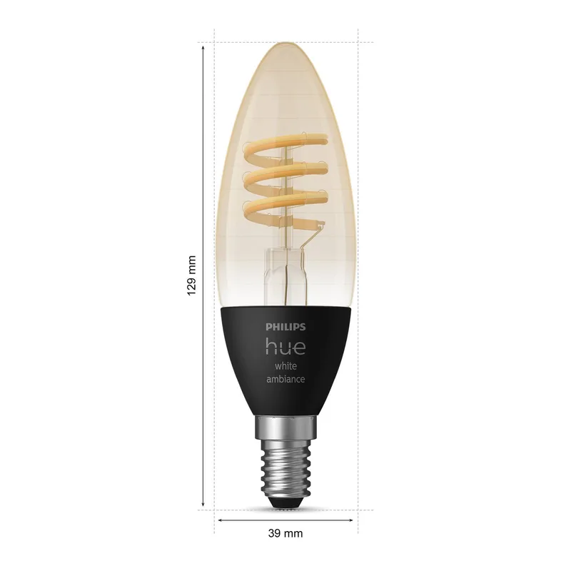 White Ambiance E14, 4,6 W, 350 lm, 2st by Philips Hue – product photo 2 of 5