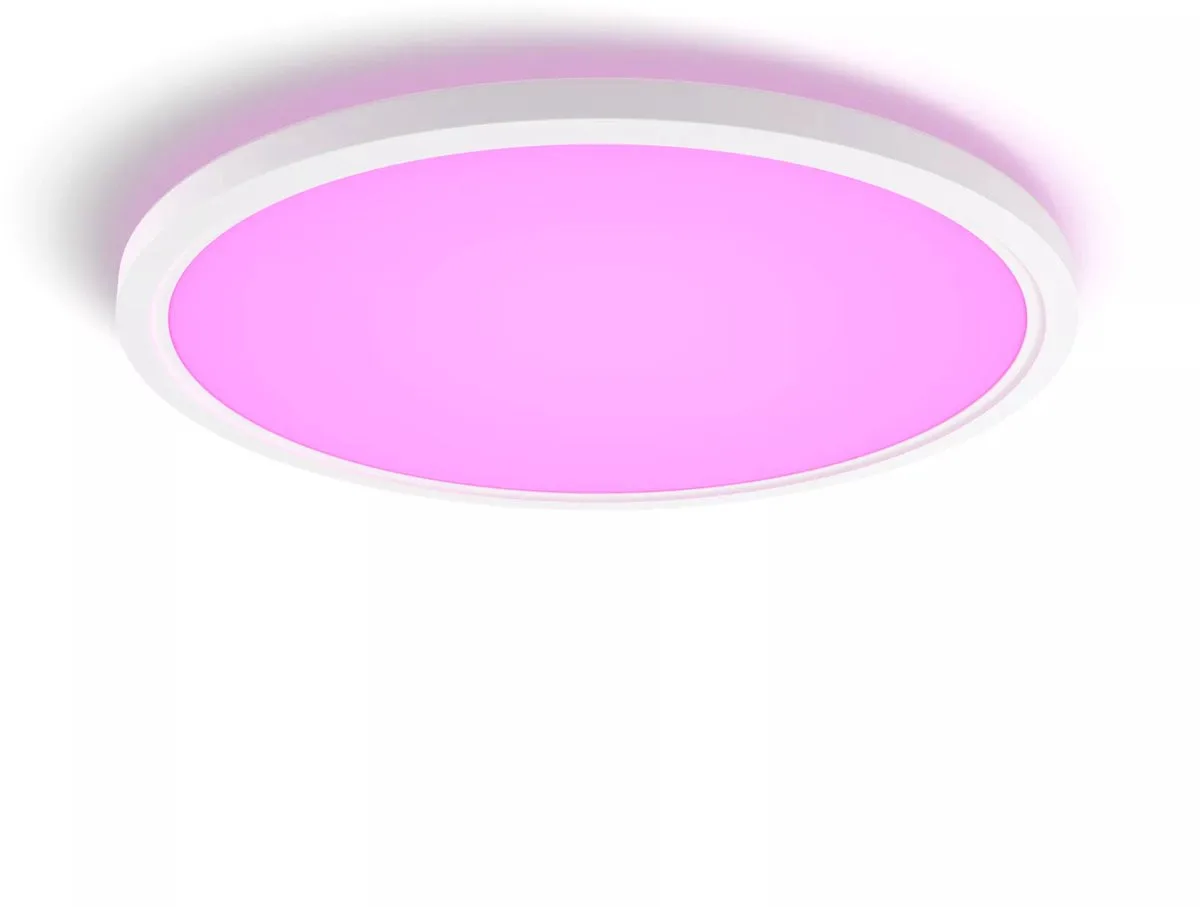 White and Color ambiance Tento rond LED-plafondpaneel wit de Philips Hue – photo du produit