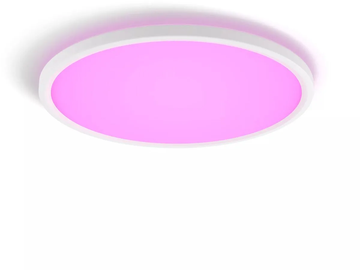 White and Color ambiance Tento rond LED-plafondpaneel wit de Philips Hue – photo du produit
