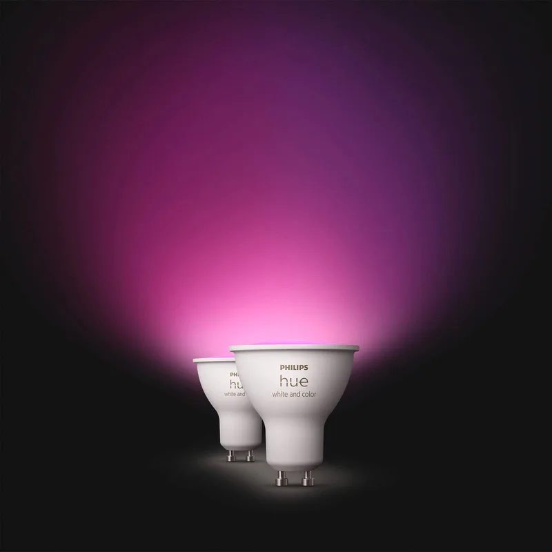White+Color Ambiance LED GU10 4,2 W, set van 2 by Philips Hue – product photo 2 of 2