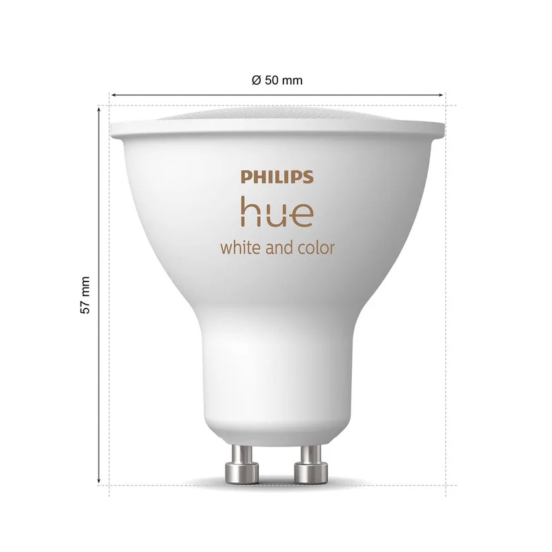 White & Colour Ambiance LED reflectorlamp GU10 4,2 W van Philips Hue – productfoto