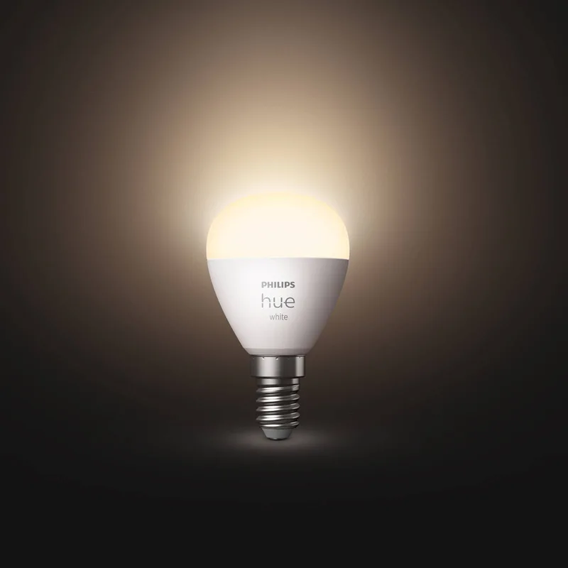 White LED druppellamp E14 5,7W 2.700K de Philips Hue en Blanc – photo du produit 4 sur 5