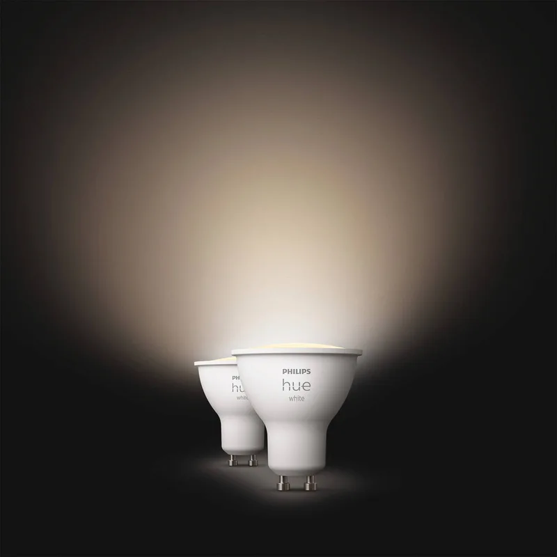 White LED-reflectorlamp GU10 4,2 W, set van 2 by Philips Hue – product photo 2 of 2
