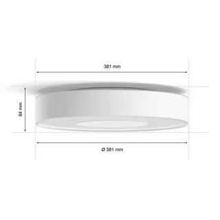Xamento LED plafondlamp 38cm by Philips Hue in White – product photo 5 of 5