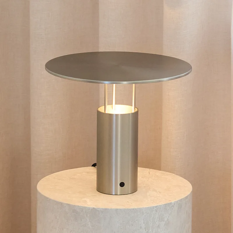 Tempel280 LED tafellamp, zilver, hoogte 24,5 cm by Piet Hein – product photo