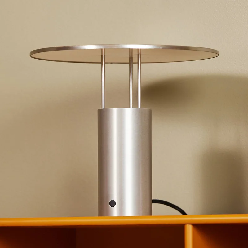 Tempel280 LED tafellamp, zilver, hoogte 24,5 cm von Piet Hein – Produktfoto 3 von 5