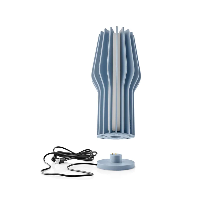 Accu-tafellamp RADIANT, blauw, IP44 by PLEASE WAIT to be SEATED in Stofblauw – product photo 5 of 5