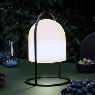 Eva Solo LED lamp op zonne-energie SunLight, 30 cm, IP65, dimbaar by PLEASE WAIT to be SEATED in Black, White – product photo 1 of 5