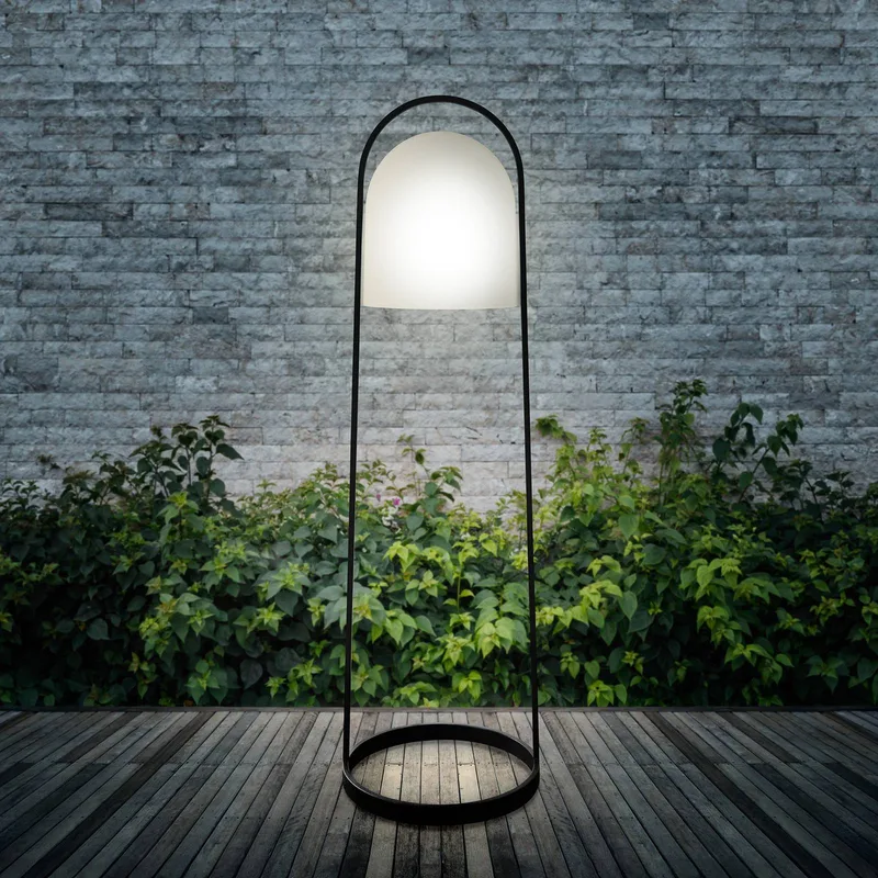 Lamp op zonne-energie SUNLIGHT, 100 cm, IP65 by PLEASE WAIT to be SEATED in Black, White – product photo