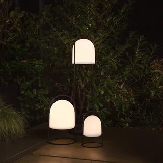Lamp op zonne-energie SUNLIGHT, 100 cm, IP65 van PLEASE WAIT to be SEATED in Zwart, Wit – productfoto 3 van 3