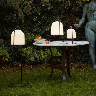Lamp op zonne-energie SUNLIGHT, 100 cm, IP65 van PLEASE WAIT to be SEATED in Zwart, Wit – productfoto 2 van 3