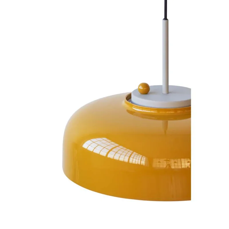 Podgy hanglamp, kurkuma geel, Ø 42 cm, dimbaar PLEASE WAIT to be SEATED - Eetkamer - Aluminium von PLEASE WAIT to be SEATED – Produktfoto