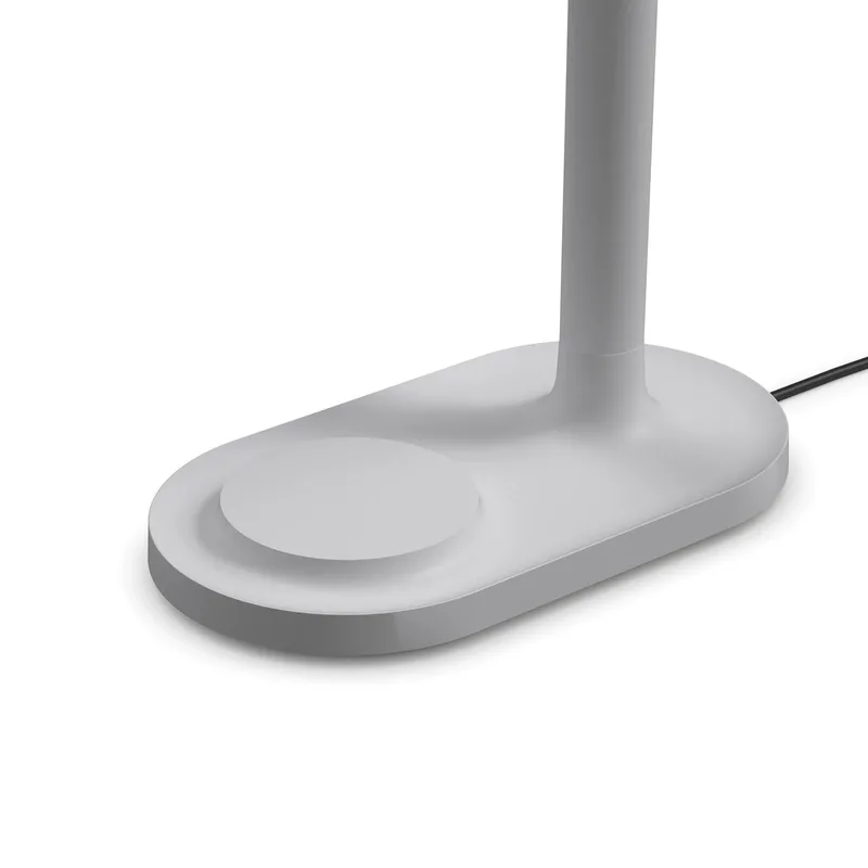 Tafellamp Emendo, grijs, laadoppervlak by PLEASE WAIT to be SEATED in Wolkengrijs – product photo