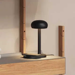 Tafellamp Emendo, QI by PLEASE WAIT to be SEATED in Black – product photo 1 of 4