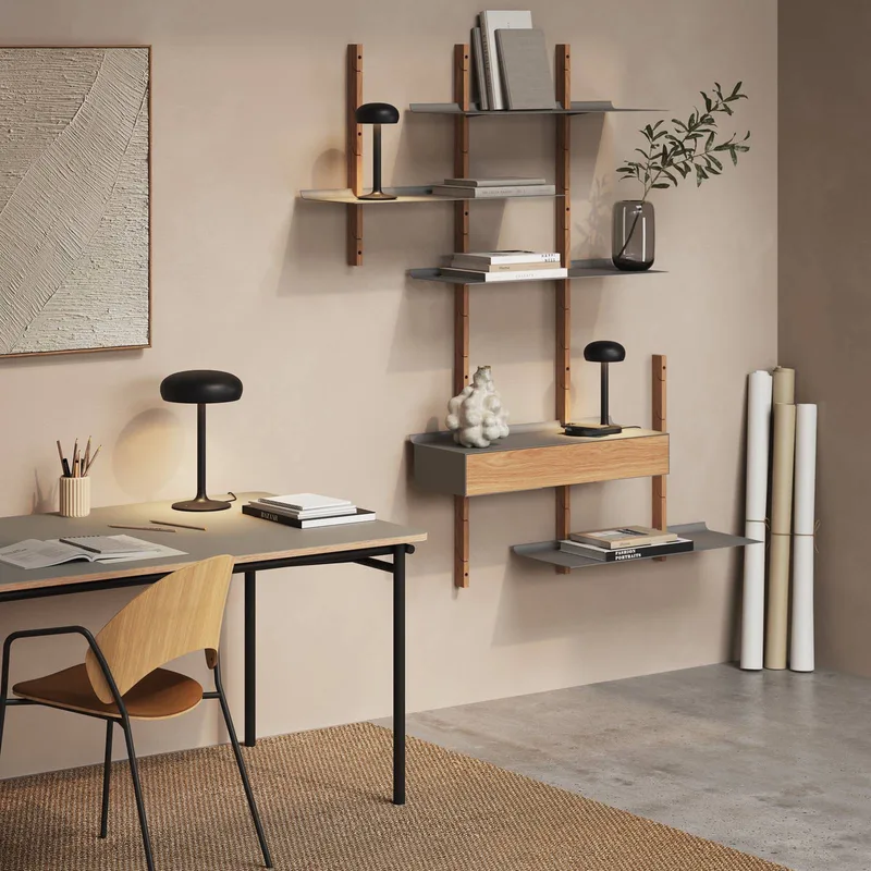 Tafellamp Emendo, QI by PLEASE WAIT to be SEATED in Black – product photo 2 of 4
