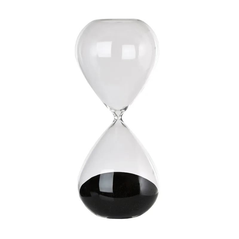 Ball Sanduhr L 38 cm Schwarz by Pols Potten – product photo