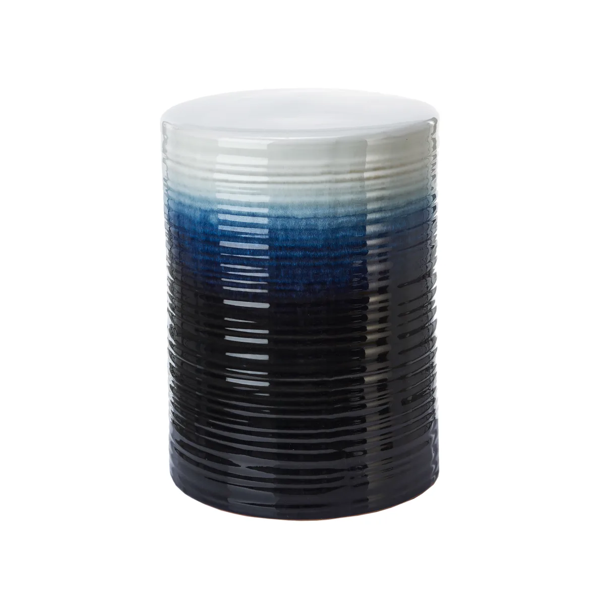 Beistelltisch Tabouret céramique - Blau - emaillierte Keramik de Pols Potten – photo du produit