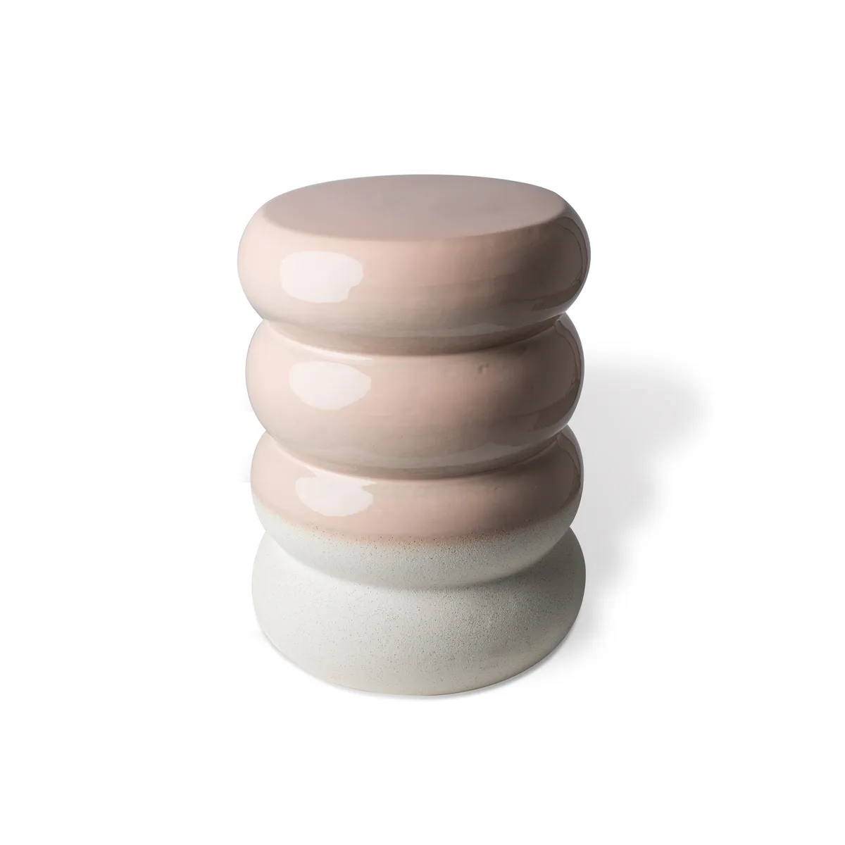 Beistelltisch Tabouret céramique - Rosa - Keramik de Pols Potten – photo du produit