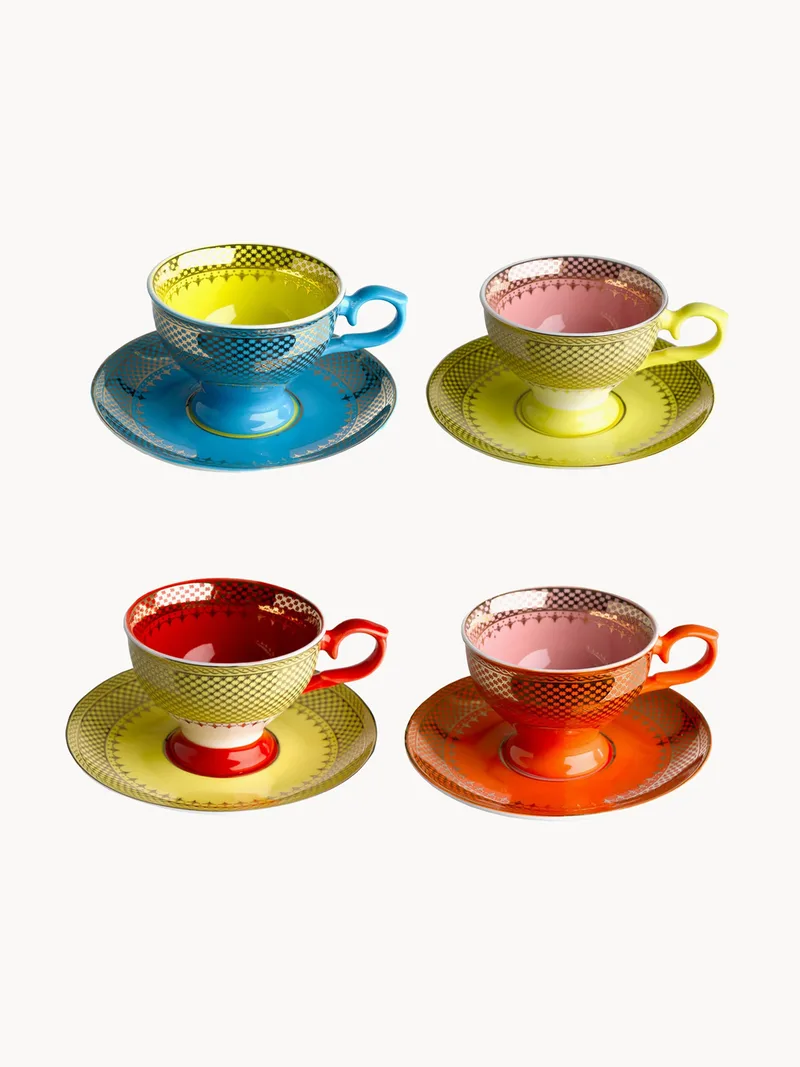 Espressokopjes Grandma met schoteltjes, 4-delig by Pols Potten – product photo