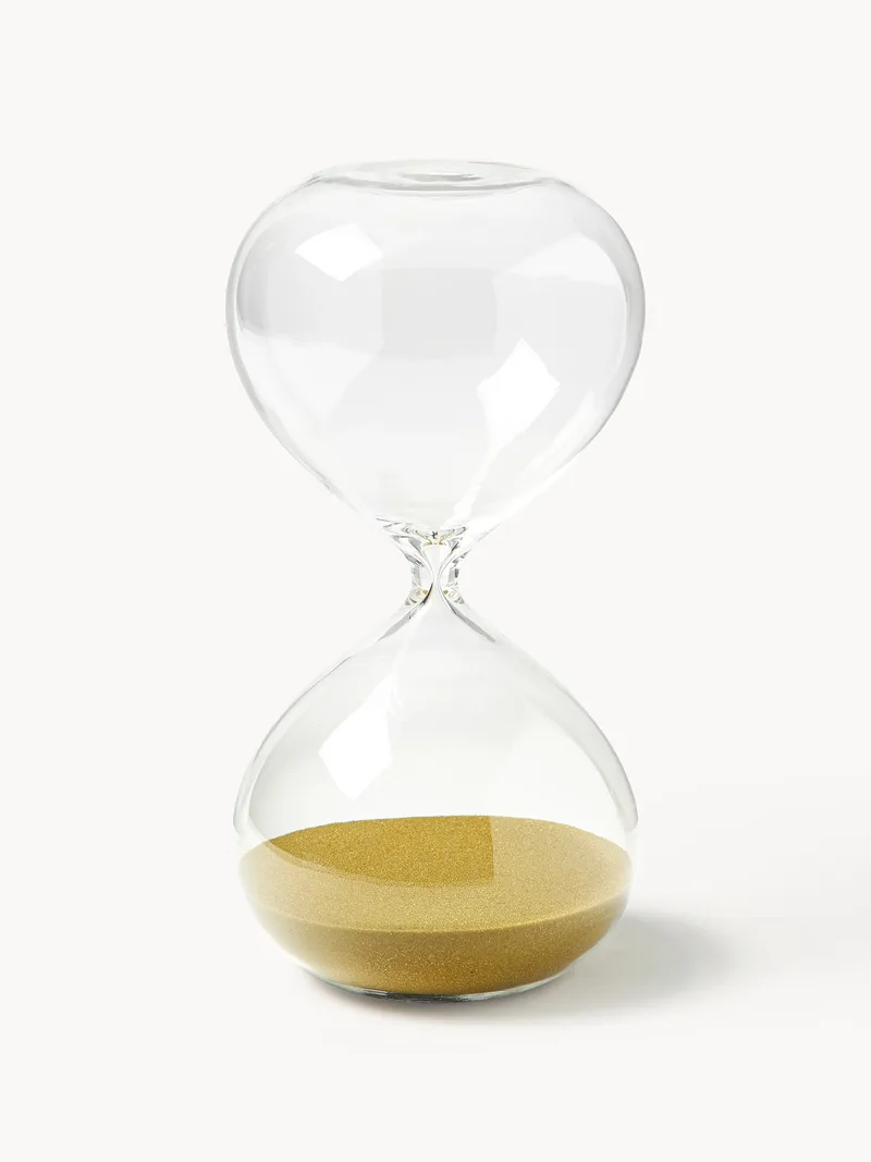 Glazen zandloper Ball, 30 minuten by Pols Potten – product photo