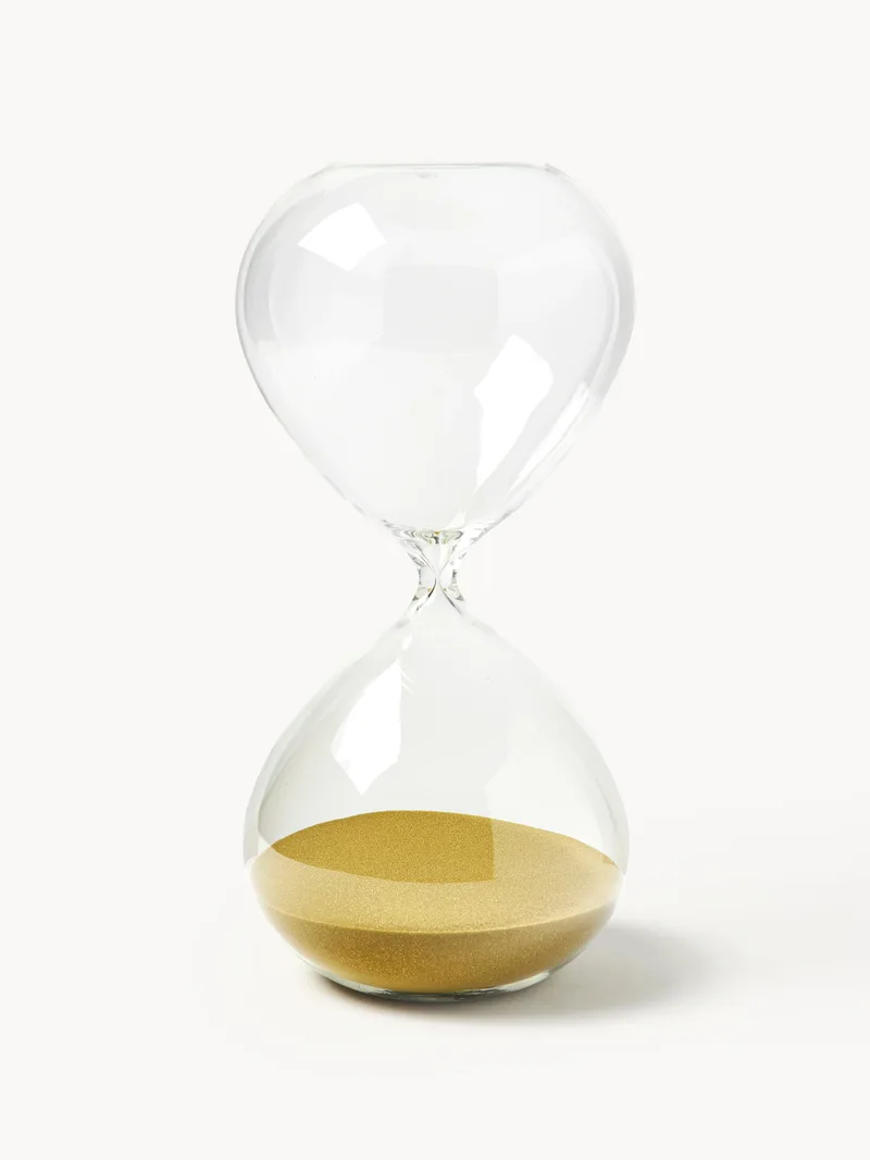 Glazen zandloper Ball, 90 minuten by Pols Potten – product photo