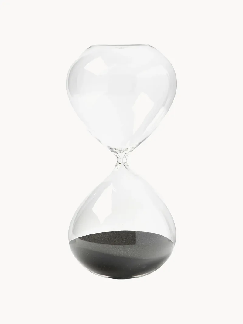 Glazen zandloper Ball, 90 minuten van Pols Potten – productfoto