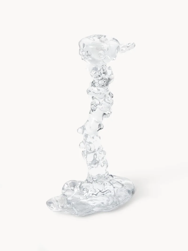 Handgemaakte glazen kaarshouder Drip by Pols Potten – product photo