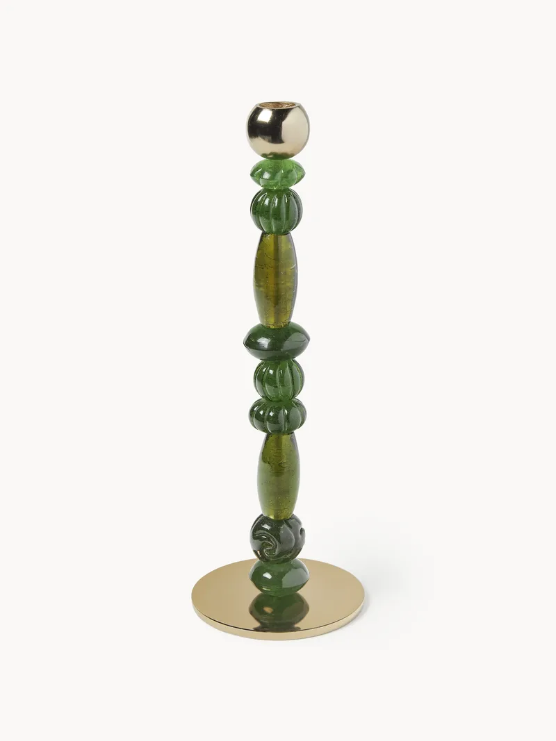 Handgemaakte kaarshouder Beads van Pols Potten – productfoto