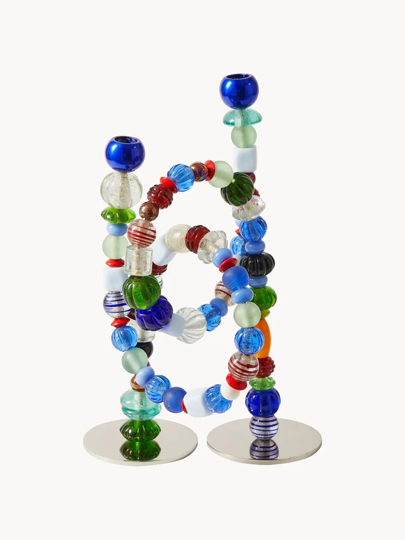 Handgemaakte kaarshouder Beads by Pols Potten – product photo