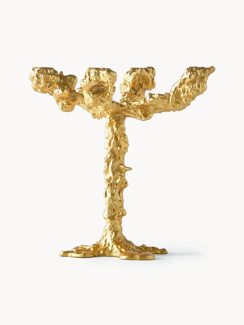 Handgemaakte metalen kaarshouder Drip by Pols Potten – product photo