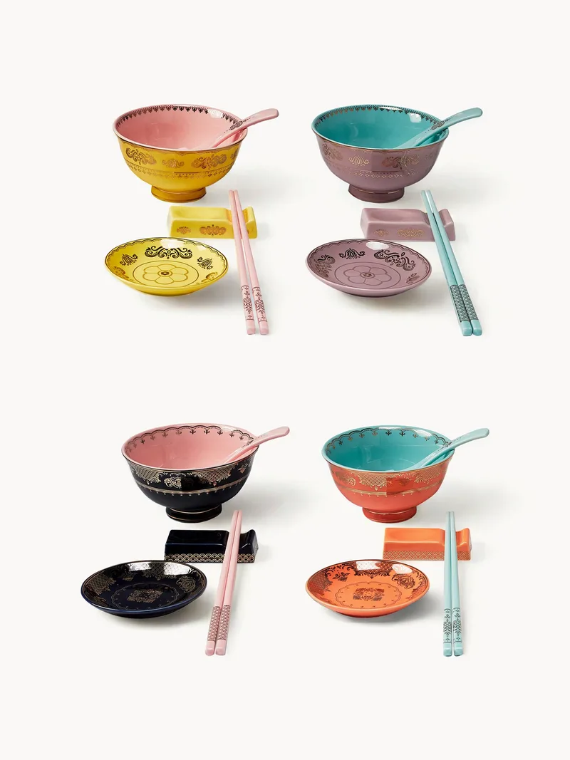 Handgemaakte serviesset Asian, 4 personen, 20-delig by Pols Potten – product photo
