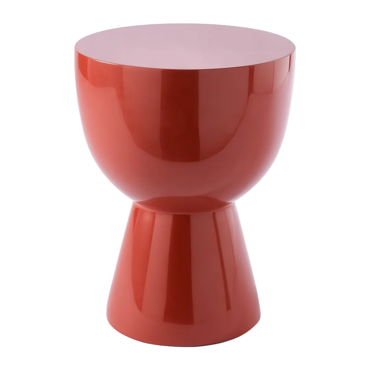 Hocker Tabouret plastique - Orange - lackiertes Polyester von Pols Potten – Produktfoto