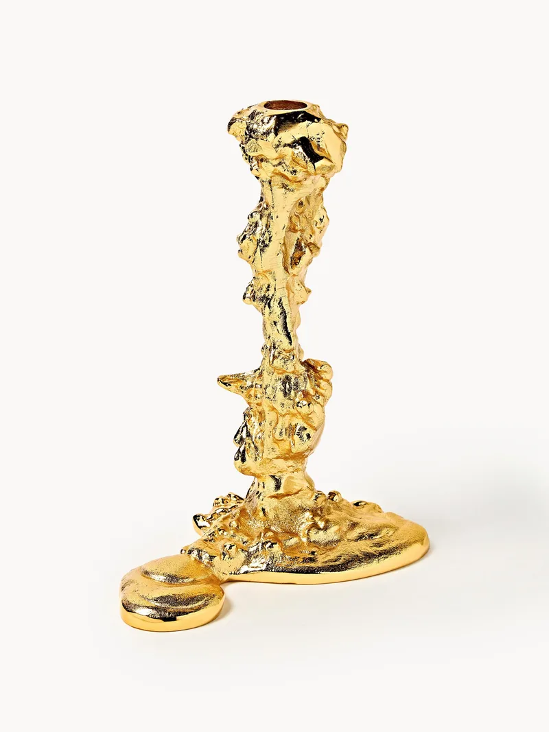 Kaarshouder Drip van metaal by Pols Potten – product photo