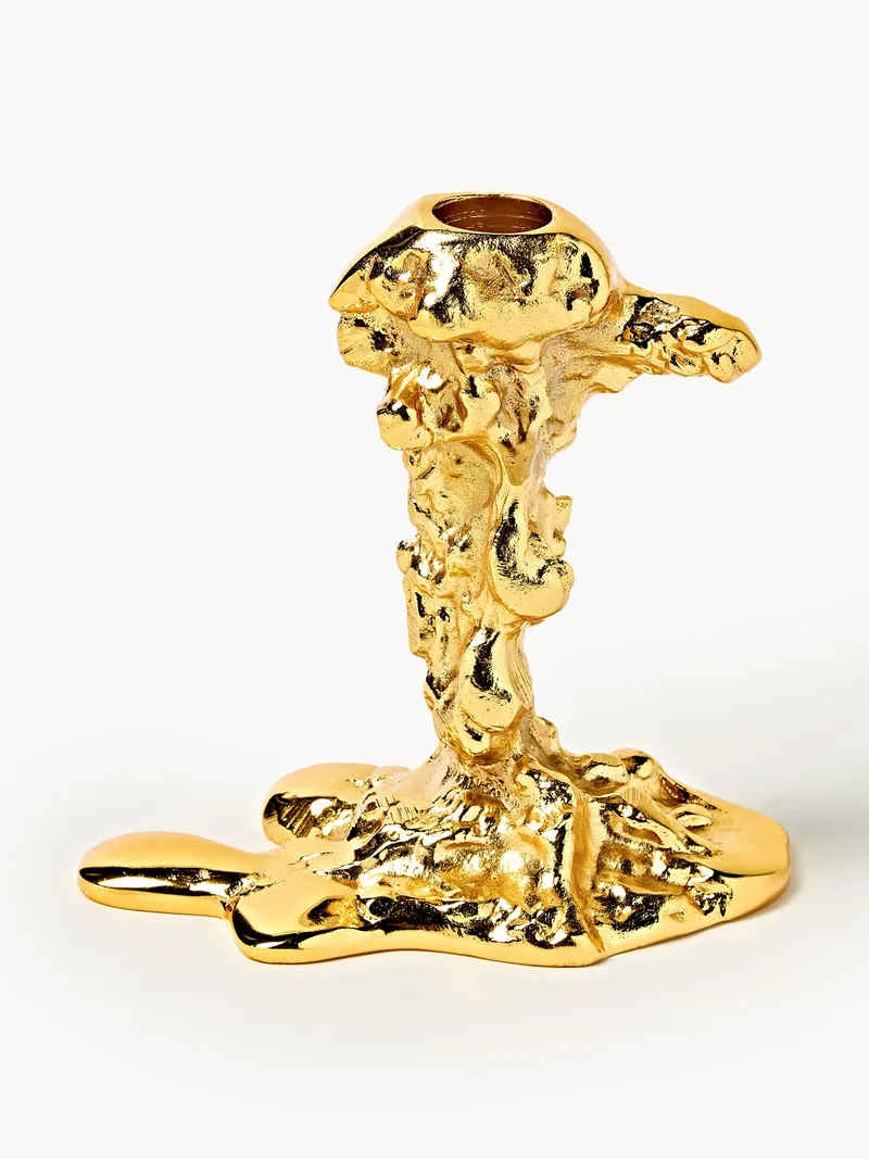 Kaarshouder Drip van metaal by Pols Potten – product photo