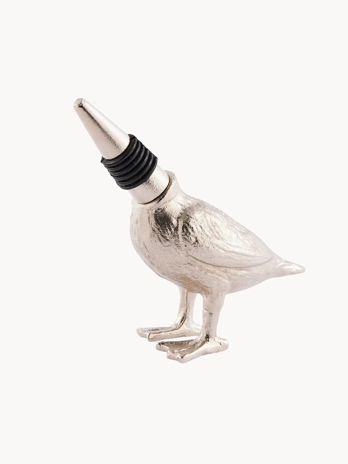 Metalen flesstopper Diving Duck van Pols Potten – productfoto