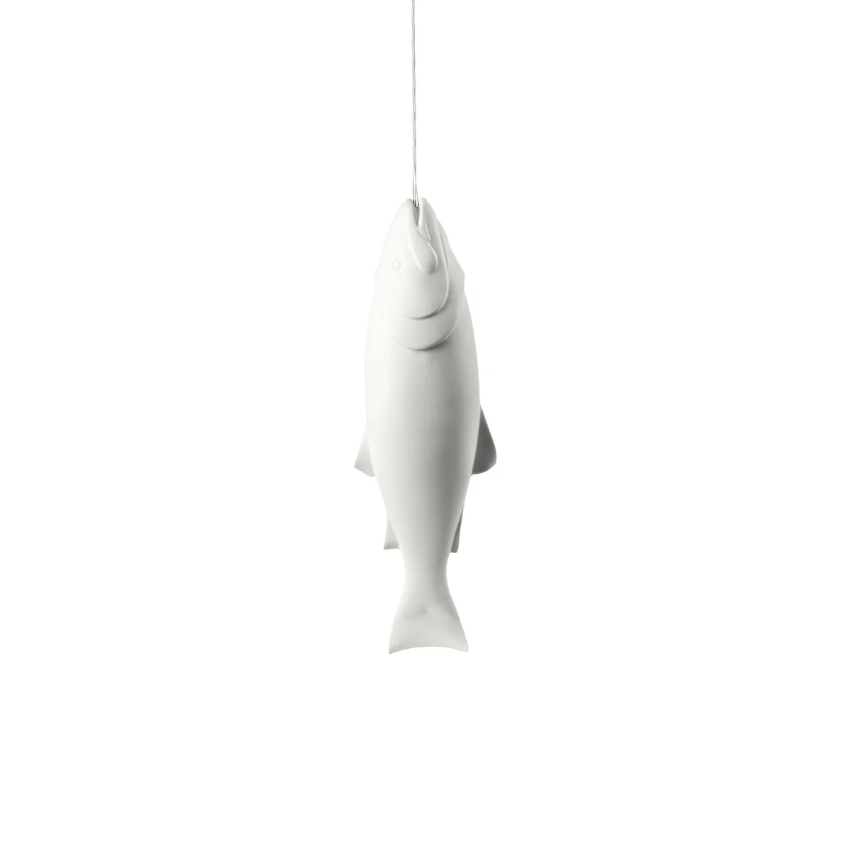 Pendelleuchte Mykiss Fish - Weiß - Porzellan - Designer Minke van Voorthuizen de Pols Potten – photo du produit