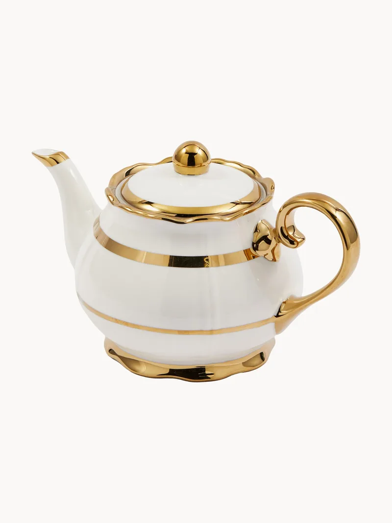 Porseleinen theepot Golden, 1 L by Pols Potten – product photo