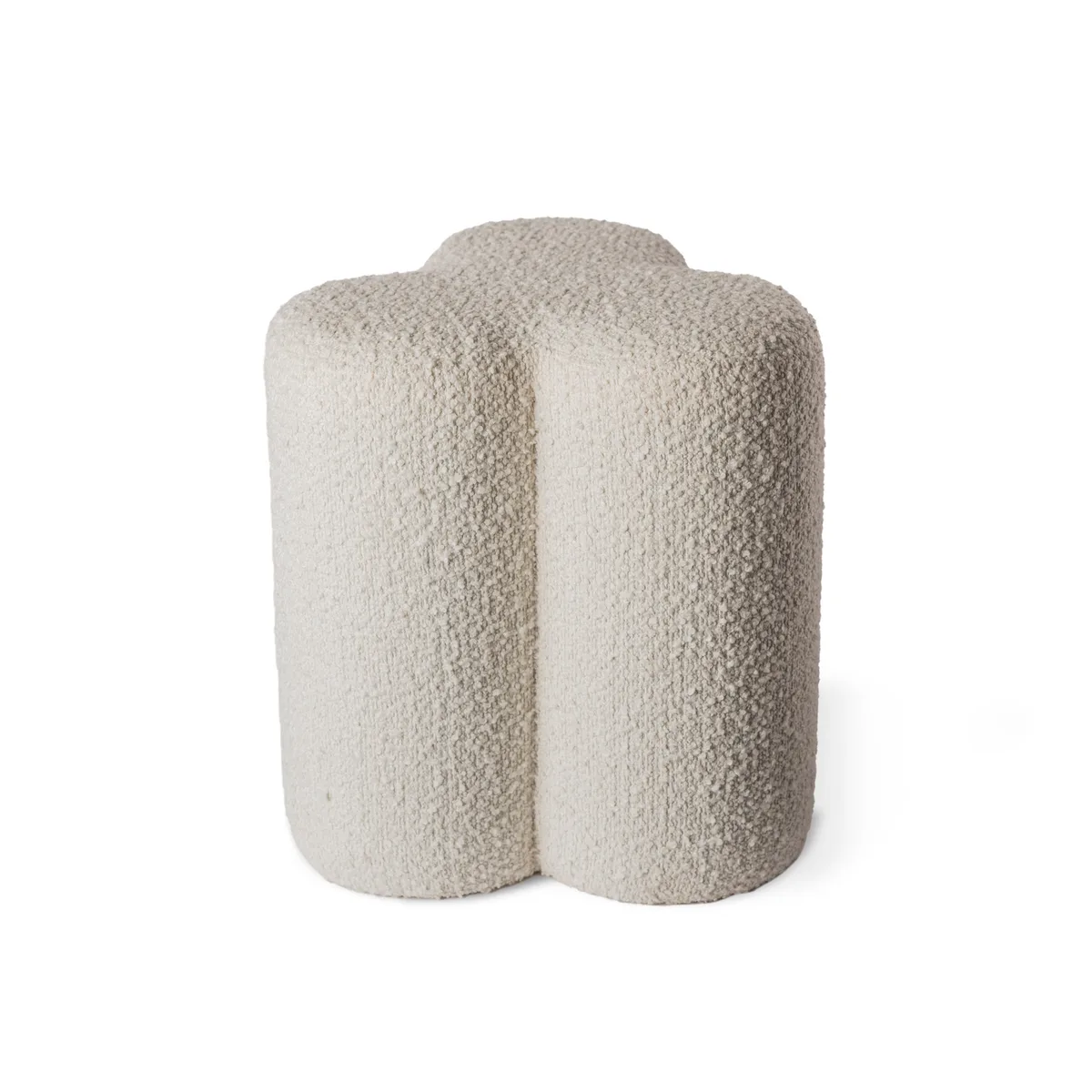 Sitzkissen Pouf forme - Beige - Geschlaufter Stoff van Pols Potten – productfoto