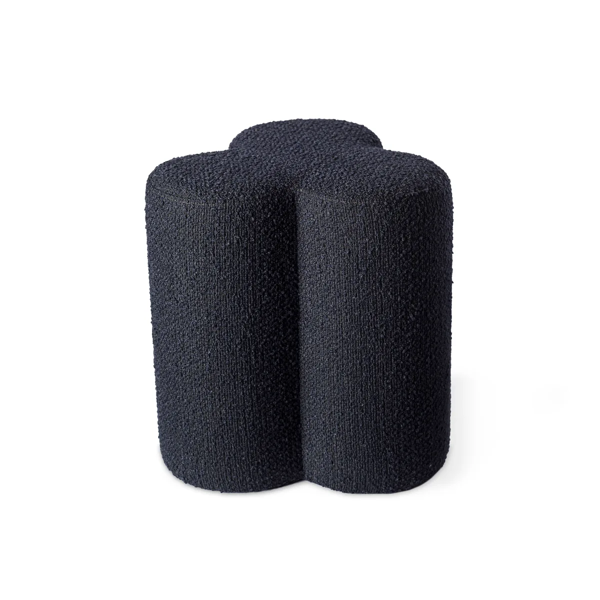 Sitzkissen Pouf forme - Blau - Geschlaufter Stoff van Pols Potten – productfoto