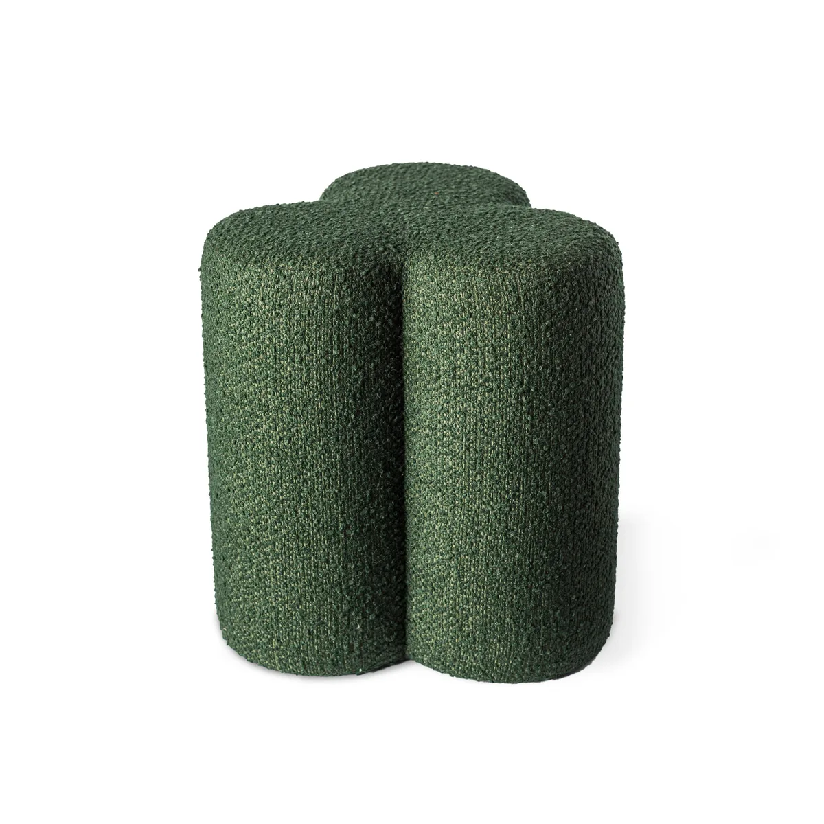Sitzkissen Pouf forme - Grün - Geschlaufter Stoff van Pols Potten – productfoto