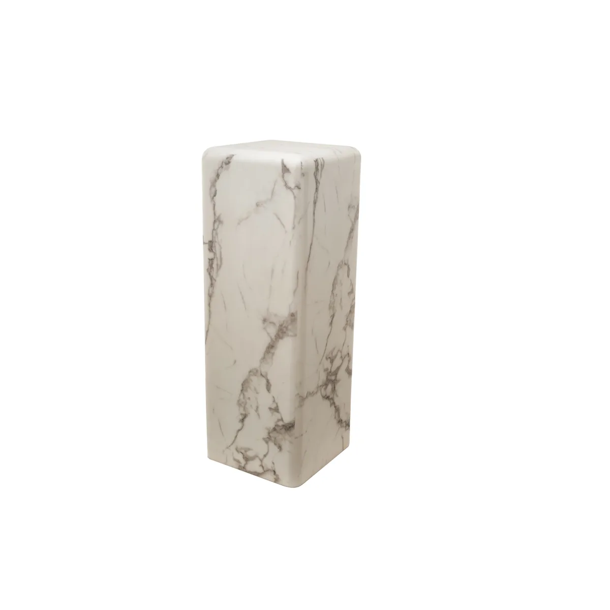 Spalte Marble look - Weiß - Holzfaserplatte by Pols Potten – product photo