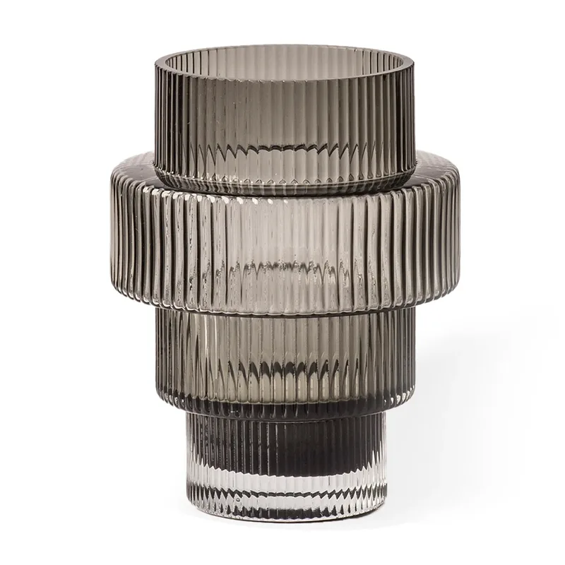 Steps Kerzenhalter Ø 12 cm Dark grey by Pols Potten – product photo