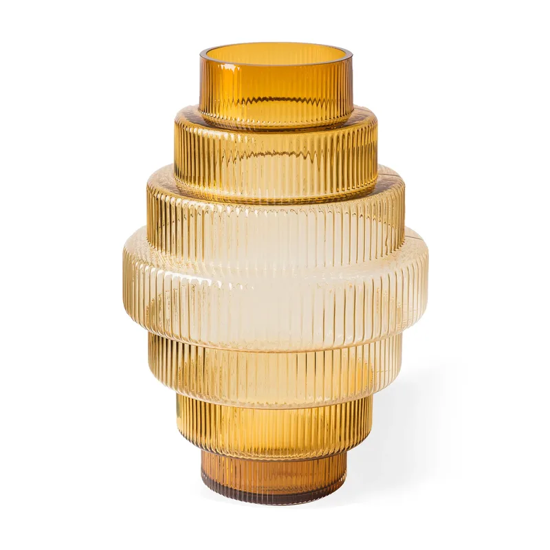 Steps Vase L 50 cm Ocker by Pols Potten – product photo