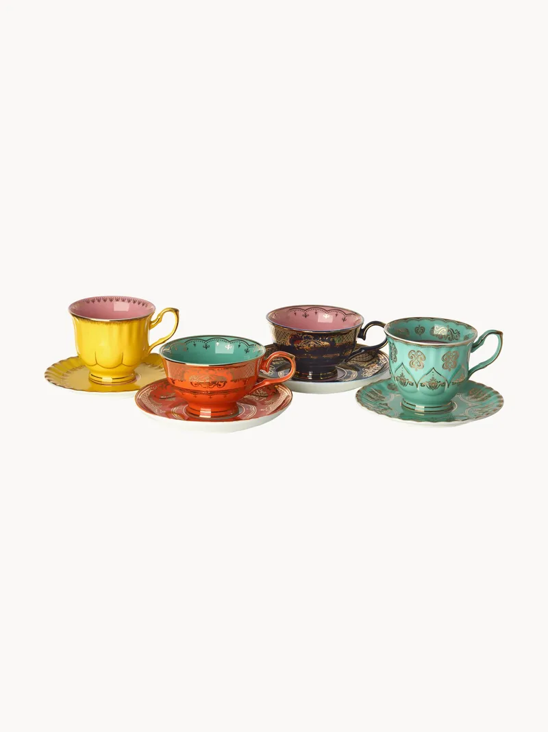 Theekopjes Grandpa met schoteltjes, 4-delig by Pols Potten – product photo
