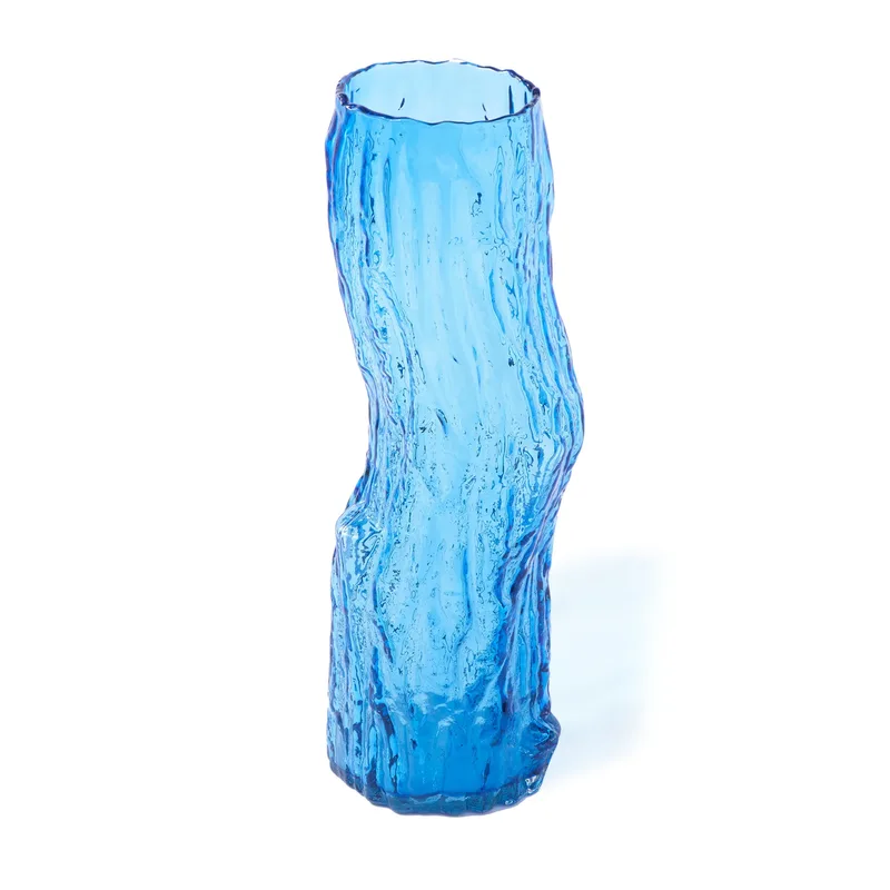 Tree log Vase L 62 cm Blau by Pols Potten – product photo