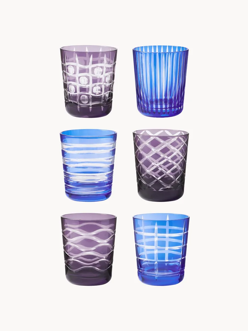 Tumblers Cobalt, 6-delig de Pols Potten – photo du produit