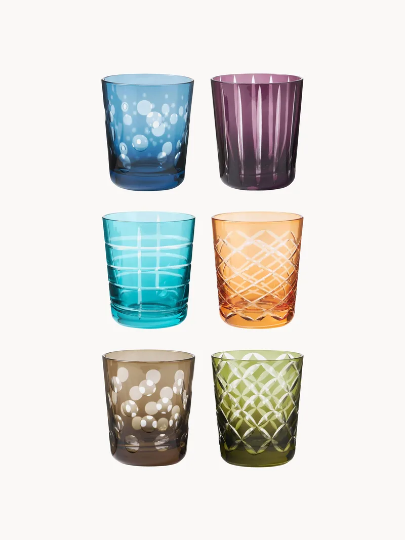 Tumblers Cuttings, 6-delig van Pols Potten – productfoto