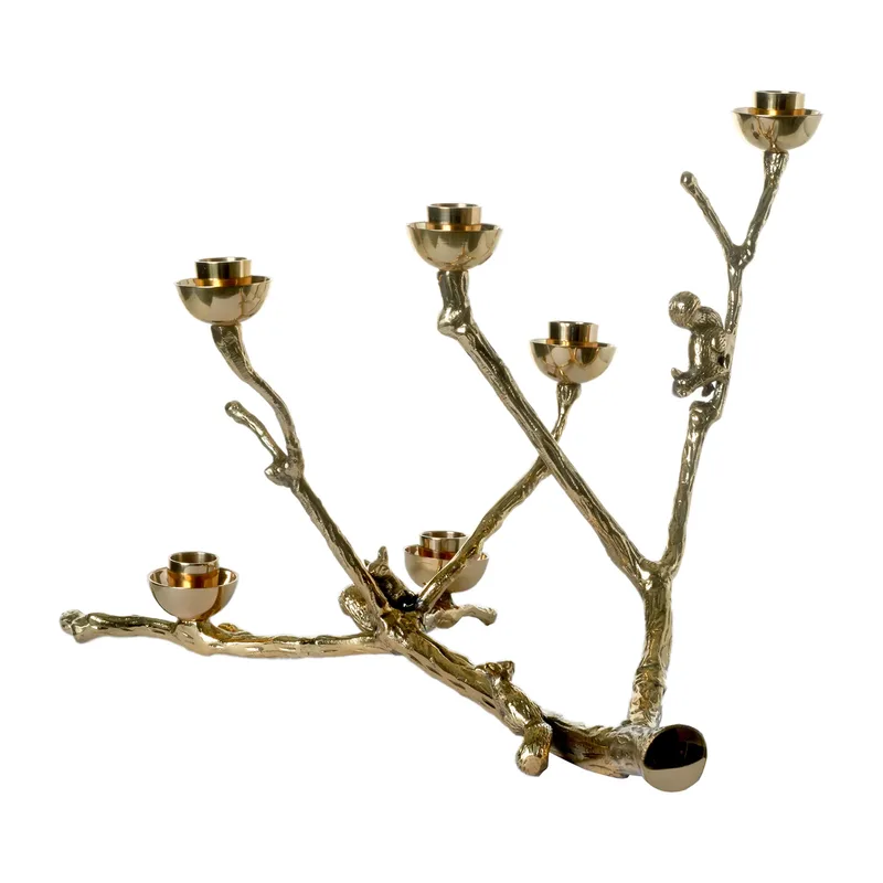 Twiggy Eichhörnchen Kerzenständer 30 cm Gold by Pols Potten – product photo
