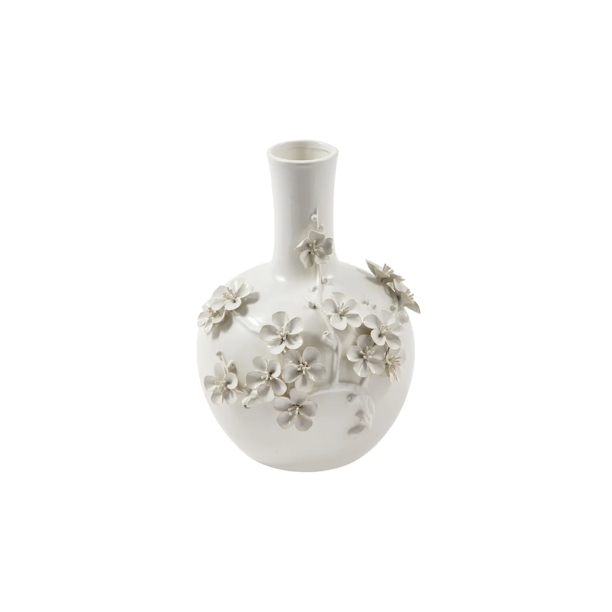 Vase 3D - Weiß - emaillierte Keramik fra Pols Potten – produktbillede