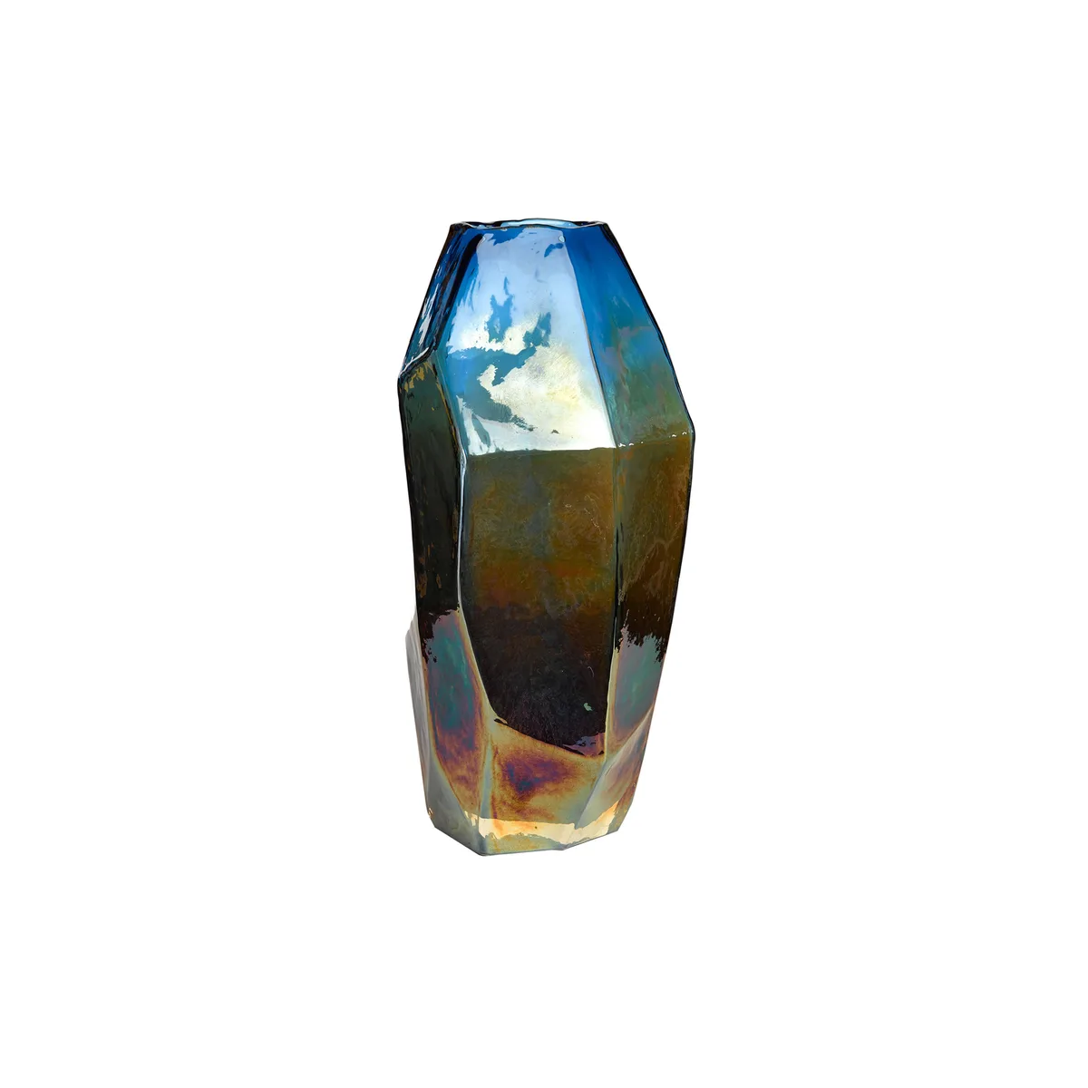 Vase Luster - Gold - Rauchglas - Designer Pols Potten Studio von Pols Potten – Produktfoto